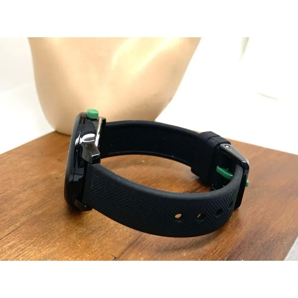 Lacoste Women's Watch 2030042 Quartz Black Dial Textured Rubber Band 12.12 33mm